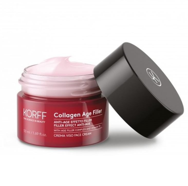 korff - collagen age filler crema viso anti age 50ml - riduci le rughe e rigenera la tua pelle
