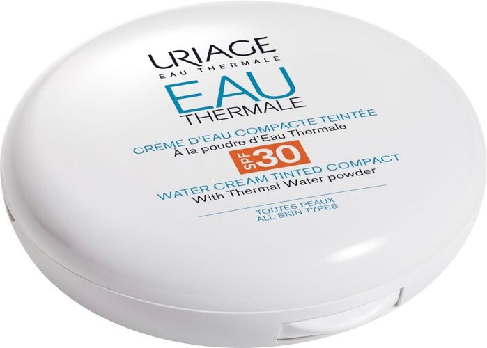 uriage - crema compatta colorata acqua termale spf30 10g, protezione solare e correzione dell'incarnato