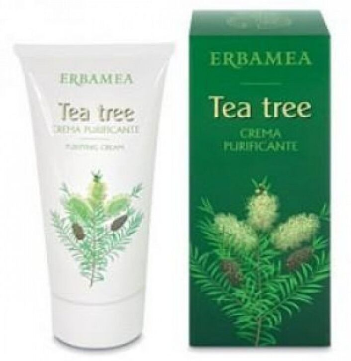 erbamea srl tea tree crema purificante 50 ml - marca xyz - crema viso antiossidante al tea tree oil