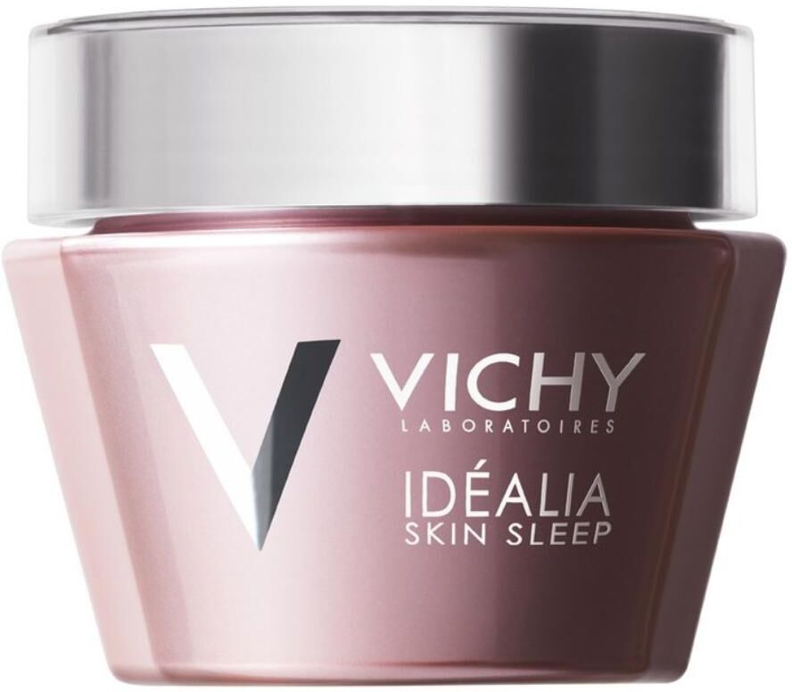 vichy idealia crema viso notte balsamo gel rigenerante 50 ml - trattamento rigenerante notturno per una pelle visibilmente riposata