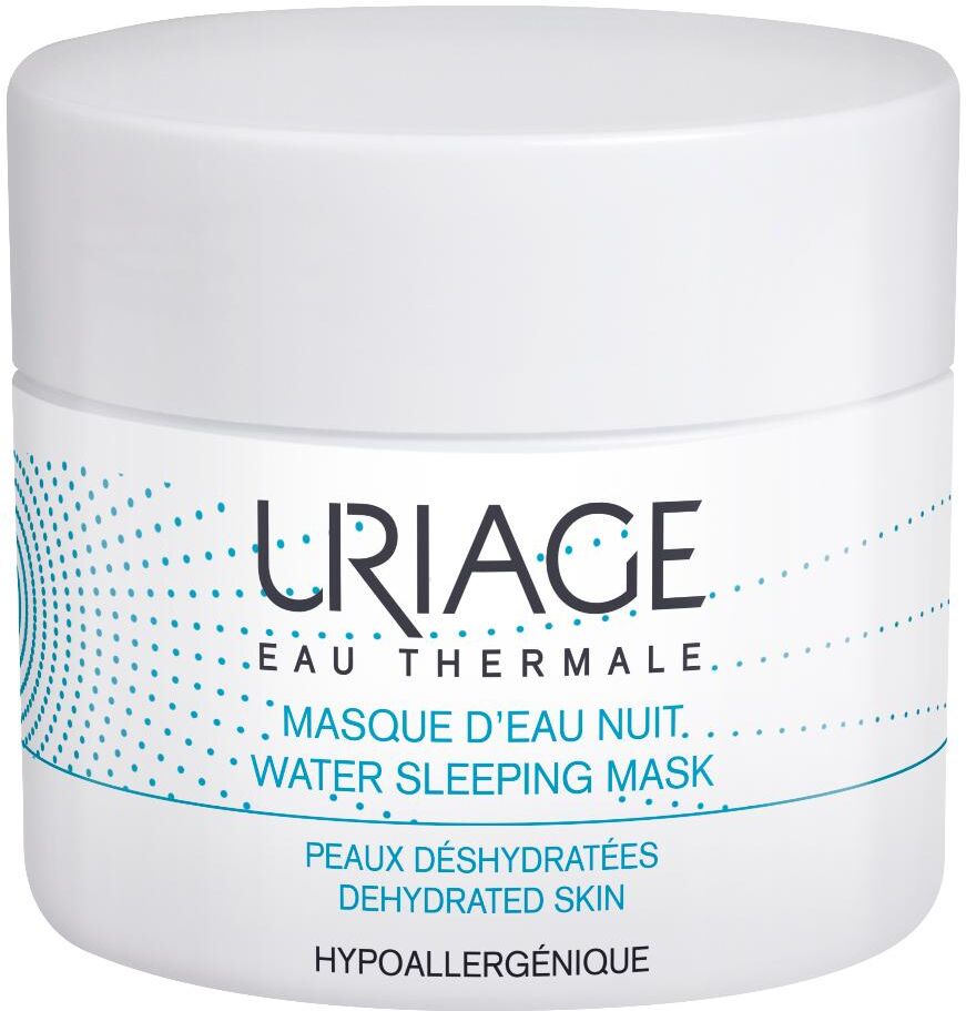 uriage - maschera notte acqua termale 50ml, trattamento notturno idratante per una pelle rivitalizzata