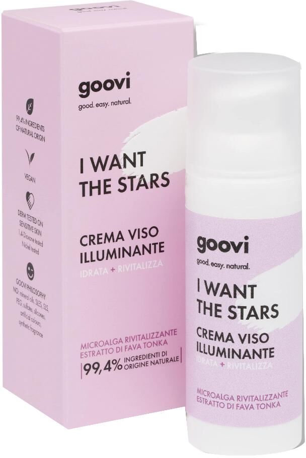 the good vibes company srl goovi i want the stars - crema viso illuminante 50ml