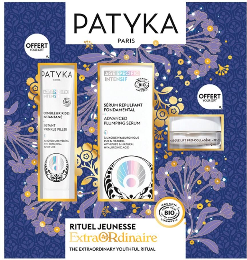 patyka cosmetics sas patyka cofanetto natale espert confezione 3 pezzi - trattamento intensivo antirughe