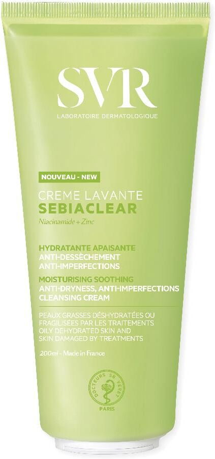 svr sebiaclear creme lavante viso e corpo 200ml - detergente purificante anti-imperfezioni