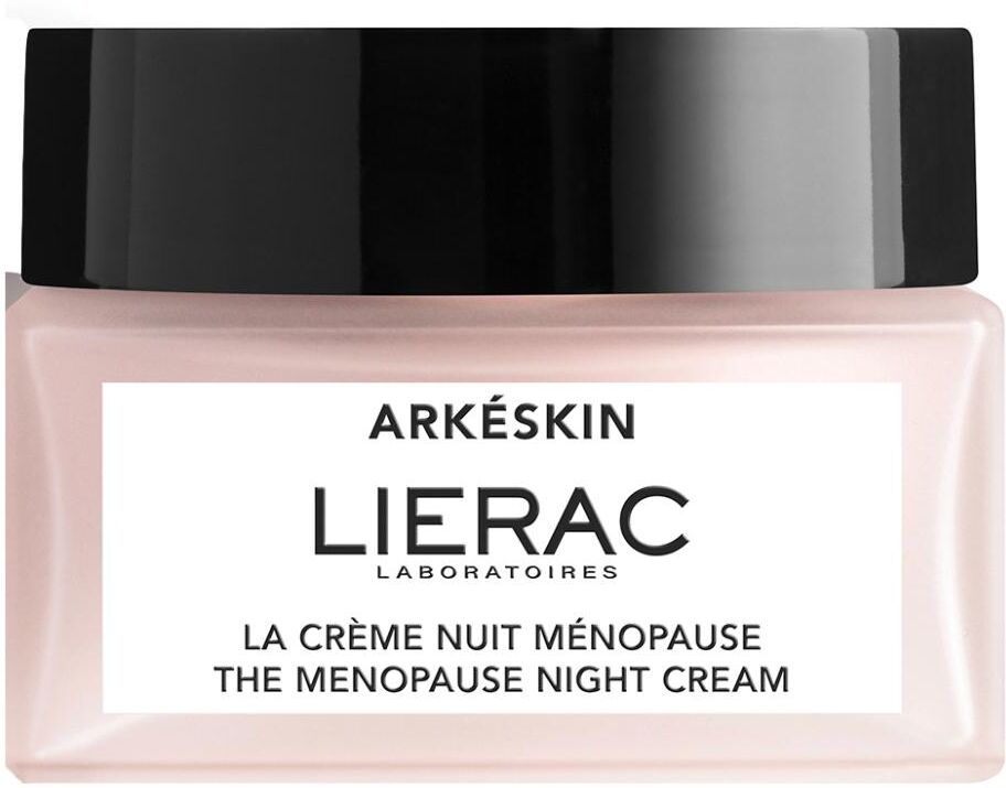 lierac arkeskin crema viso notte nutriente rimpolpante per pelli in menopausa 50ml - ridensifica, nutre, rassoda