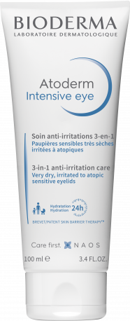 Bioderma Atoderm Intensive Eye 100ml - Trattamento Lenitivo, Riparatore e Struccante per Palpebre Sensibili