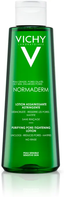 Vichy Normaderm Tonico Astringente Purificante 200ml - Trattamento per pelle acneica con acido salicilico