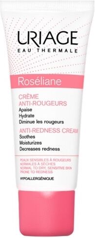 Uriage Roseliane - Crema Anti-Arrossamenti 40ml, Trattamento Lenitivo per la Pelle Sensibile