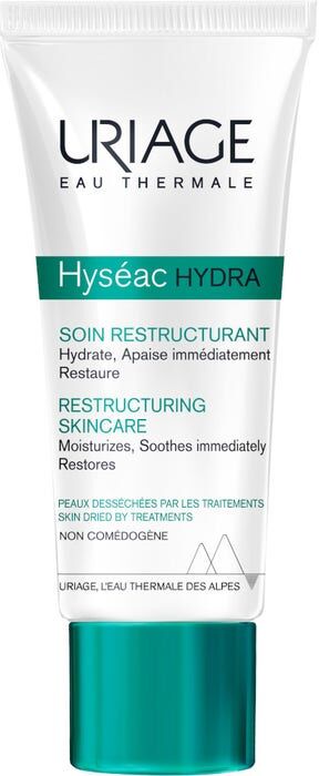 Uriage Hyséac Hydra - Crema Ristrutturante 40ml, Idratazione Profonda per Pelle Grassa e Mista