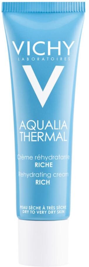 Vichy Aqualia Ricca Tubo 30ml - Crema Idratante Intensa per la Pelle Secca