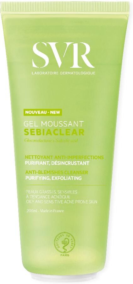 Svr Gel Moussant Sebiaclear 200ml - Detergente Purificante Anti-imperfezioni