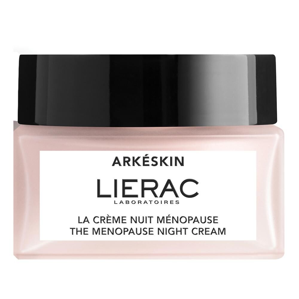 Lierac Arkeskin Crema Viso Notte Nutriente Rimpolpante per Pelli in Menopausa 50ml - Ridensifica, Nutre, Rassoda