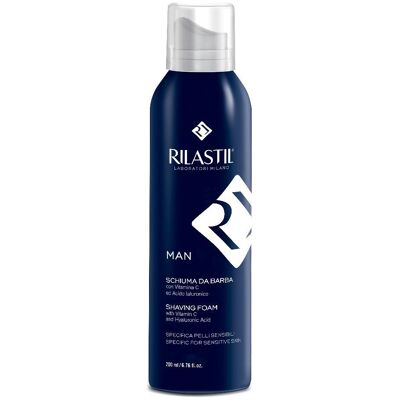 Ganassini Cosmetic - Rilastil Man Schiuma da Barba 200 ml - Schiuma da barba Ganassini Cosmetic - Rilastil Man Schiuma da Barba 200 ml - Schiuma da barba