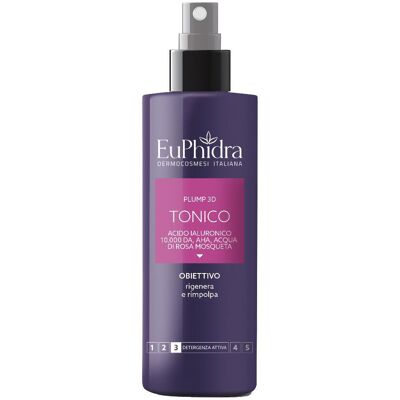 ZETA FARMACEUTICI SpA Euphidra Plump 3D Tonico Acido Ialuronico 200ml - Idratazione Profonda e Rigenerante ZETA FARMACEUTICI SpA Euphidra Plump 3D Tonico Acido Ialuronico 200ml - Idratazione Profonda e Rigenerante