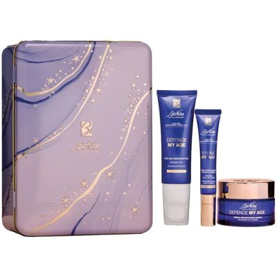 Bionike Defence My Age, Peeling 50 ml + Crema Giorno 50 ml + Siero Occhi e Labbra 15 ml Bionike Defence My Age, Peeling 50 ml + Crema Giorno 50 ml + Siero Occhi e Labbra 15 ml