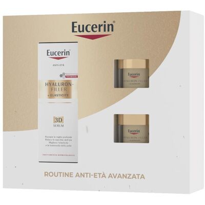 BEIERSDORF SpA Eucerin Hyaluron Filler + Elasticity Cofanetto Routine Anti-Età Avanzata, 30 ml Siero, 20 ml Crema Giorno, 20 ml Crema Notte BEIERSDORF SpA Eucerin Hyaluron Filler + Elasticity Cofanetto Routine Anti-Età Avanzata, 30 ml Siero, 20 ml Crema Giorno, 20 ml Crema Notte