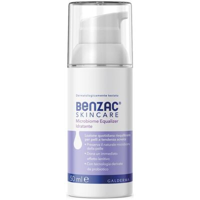 Galderma Benzac Microbiome Equalizer 50ml - Lozione Idratante per Pelle Acneica Galderma Benzac Microbiome Equalizer 50ml - Lozione Idratante per Pelle Acneica