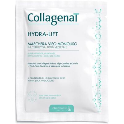 PHARMALIFE RESEARCH Srl CollagenaT Hydra-Lift Maschera Viso Monouso, 15 ml PHARMALIFE RESEARCH Srl CollagenaT Hydra-Lift Maschera Viso Monouso, 15 ml