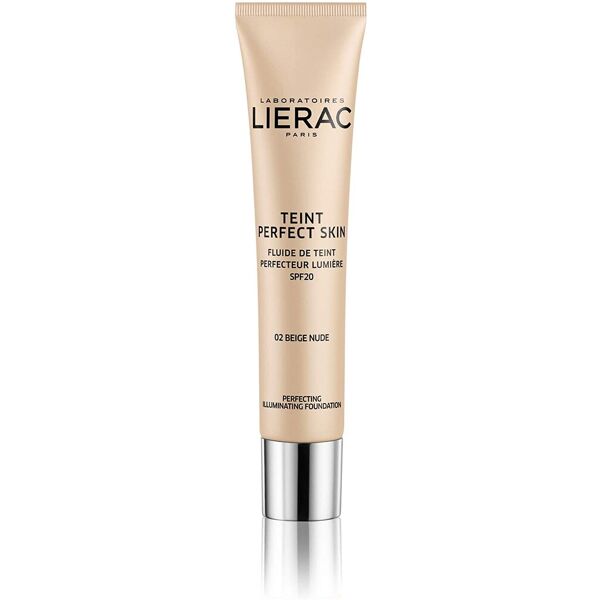 lierac - teint perfect skin fondotinta fluido 02 beige nude 30 ml