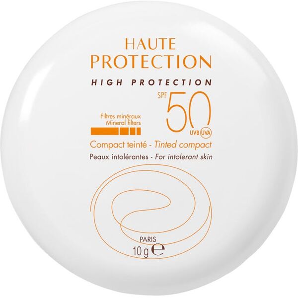 avene - protezione solare compatto spf50 sabbia 10g - fondotinta solare e protezione uva/uvb