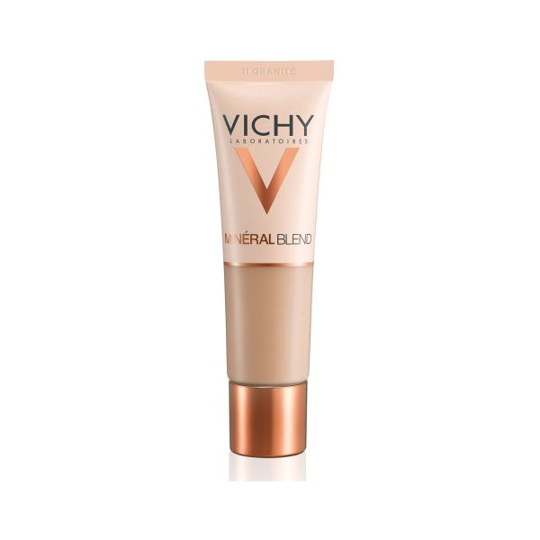 vichy minéralblend fondotinta liquido idratante colore 11 granite 30ml - copertura naturale e idratazione per una pelle perfetta