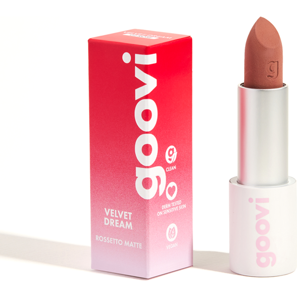 the good vibes company srl goovi velvet dream rossetto matte 01 nude  3.5g