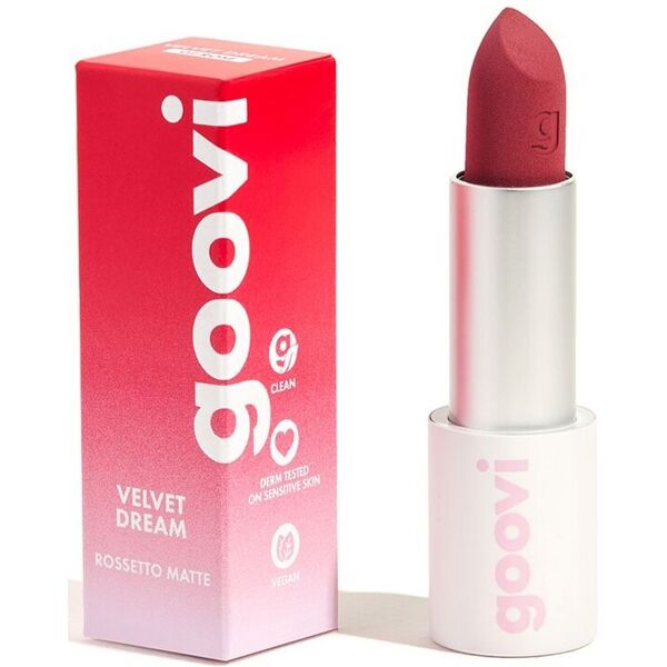 the good vibes company srl goovi velvet dream rossetto matte 04 red berry 3.5g