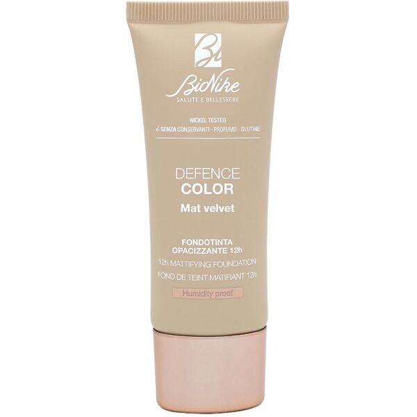 bionike defence color mat velvet fondotinta n. 402 creme nue - 30ml