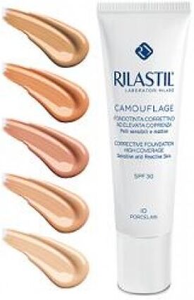 ist.ganassini spa rilastil linea make-up camouflage fondotinta coprenza elevata 10 porcelain 30ml - perfezione e protezione in un solo prodotto