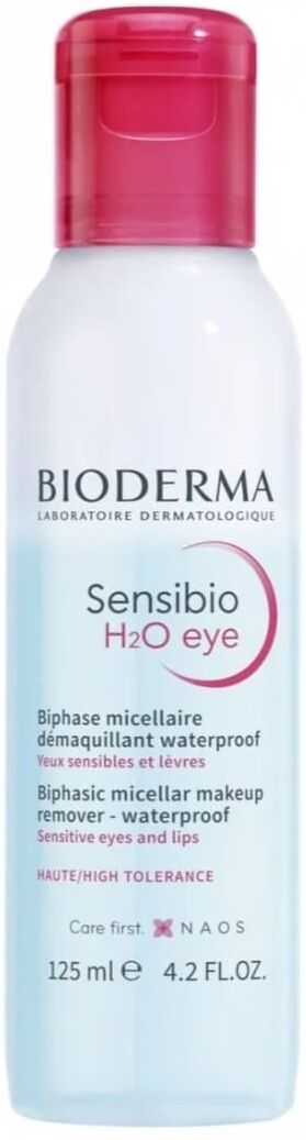 bioderma sensibio h2o eye struccante occhi bifasico lenitivo 125ml - rimuovi il trucco con delicatezza e rinforza la tua bellezza naturale