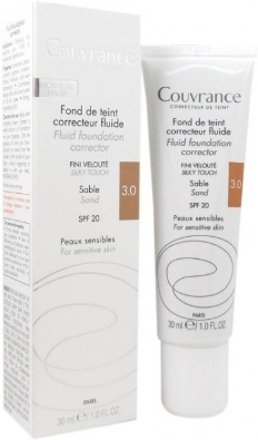 avene couvrance fondotinta 03 sabbia 30ml - perfezione naturale per un incantevole viso, makeup liquido