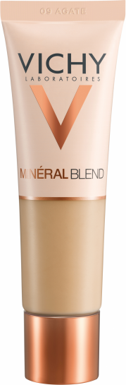 L'Oreal Vichy Minéralblend Fondotinta Liquido Idratante Colore 09 Agate 30ml - Copertura Naturale e Idratazione per una Pelle Perfetta