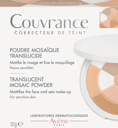 Avene Couvrance Cipria Mosaico Traslucida 10g - Perfezione Istantanea del Trucco