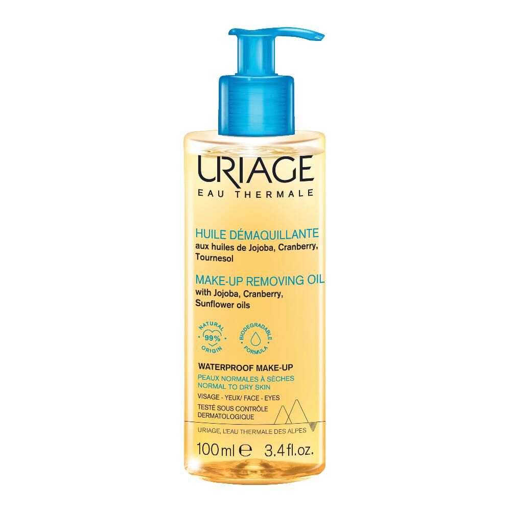 Uriage - Olio Detergente Struccante 100ml, Delicato Struccante Viso e Occhi