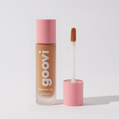 THE GOOD VIBES COMPANY Srl Goovi - Perfectly Me Fondotinta e Correttore 01 Beige-Golden 28ml THE GOOD VIBES COMPANY Srl Goovi - Perfectly Me Fondotinta e Correttore 01 Beige-Golden 28ml