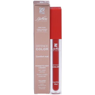 Bionike Defence Color Comfort Mat Rossetto Liquido 706 Geranium, 4.5ml Bionike Defence Color Comfort Mat Rossetto Liquido 706 Geranium, 4.5ml
