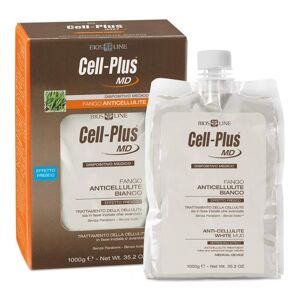 Bios Line Spa Cell Plus MD Fango Bianco Anticellulite 1kg - Trattamento Osmotico per Cellulite