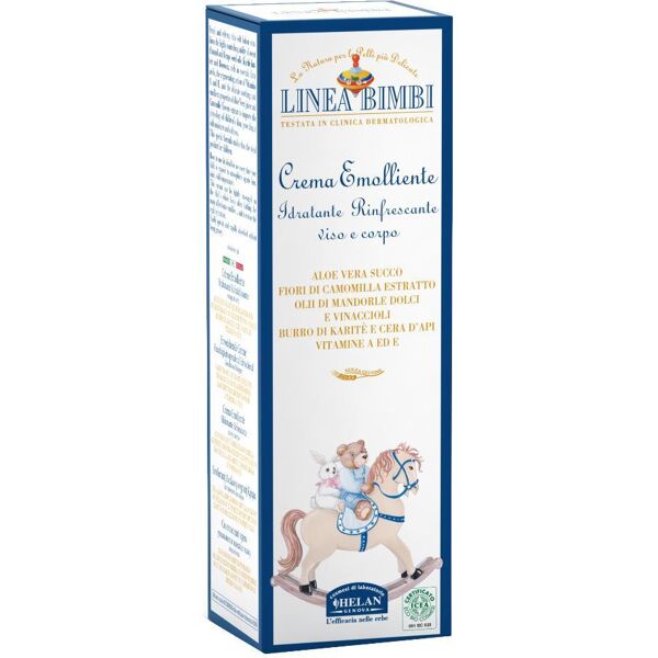 helan cosmesi srl helan linea bimbi bio crema emolliente 100ml - nutrimento e protezione per la pelle delicata dei bambini