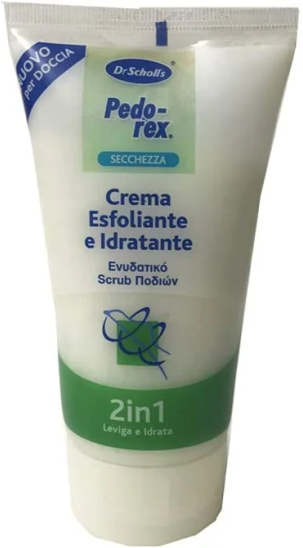 dr. scholl pedorex crema esfoliante e idratante 150ml - trattamento per piedi morbidi e idratati