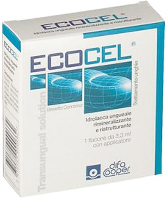 difa cooper spa difa cooper - ecocel idrolacca ungueale 3,3ml - protezione e cura per le unghie fragili