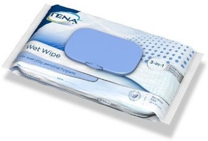 essity italy spa tena wet wipe salviette umidificate 48 pezzi - igiene avanzata e delicatezza per la tua pelle