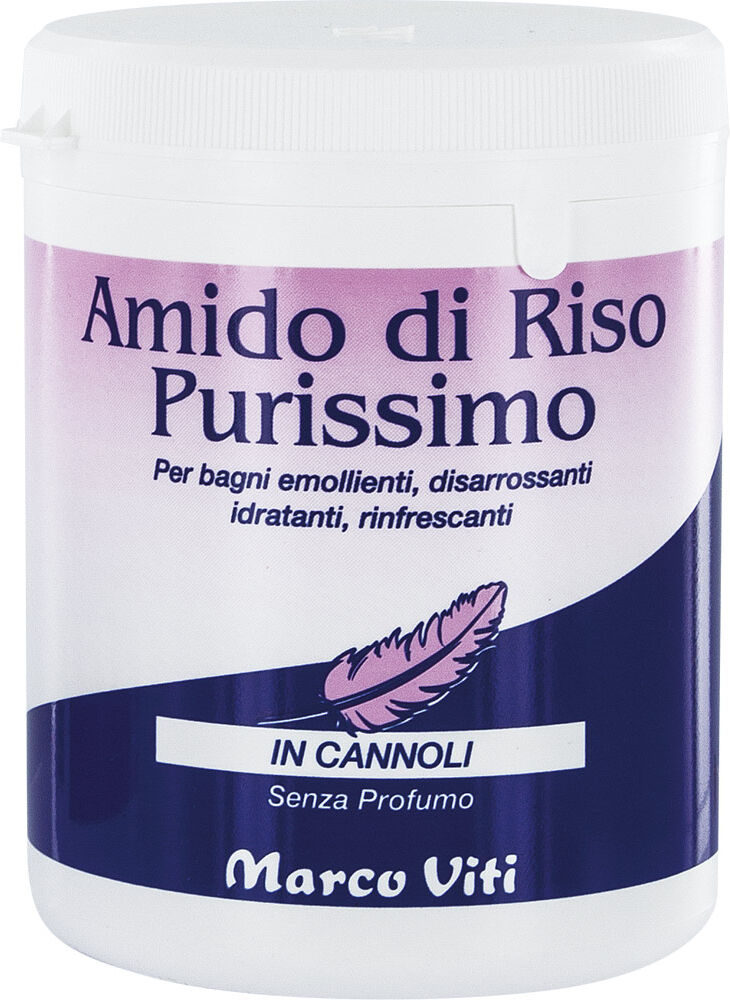 marco viti farmaceutici spa amido di riso purissimo in cannoli - 250g, ideale per cucina e dolci