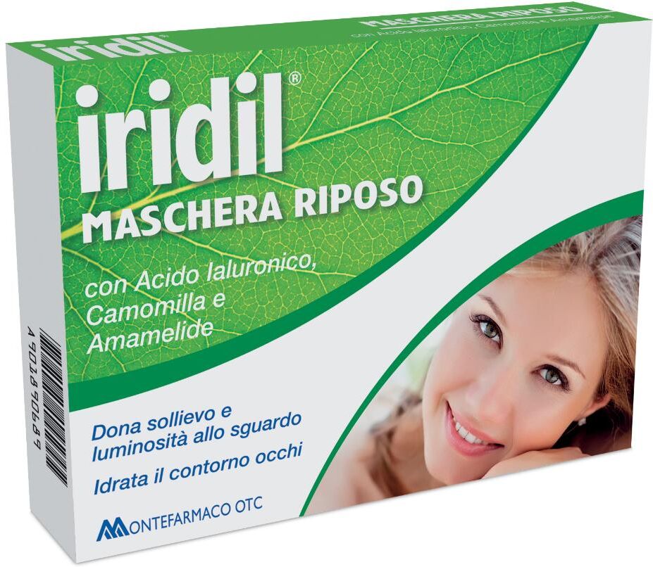 montefarmaco otc spa iridil maschera riposo occhi 4 pezzi