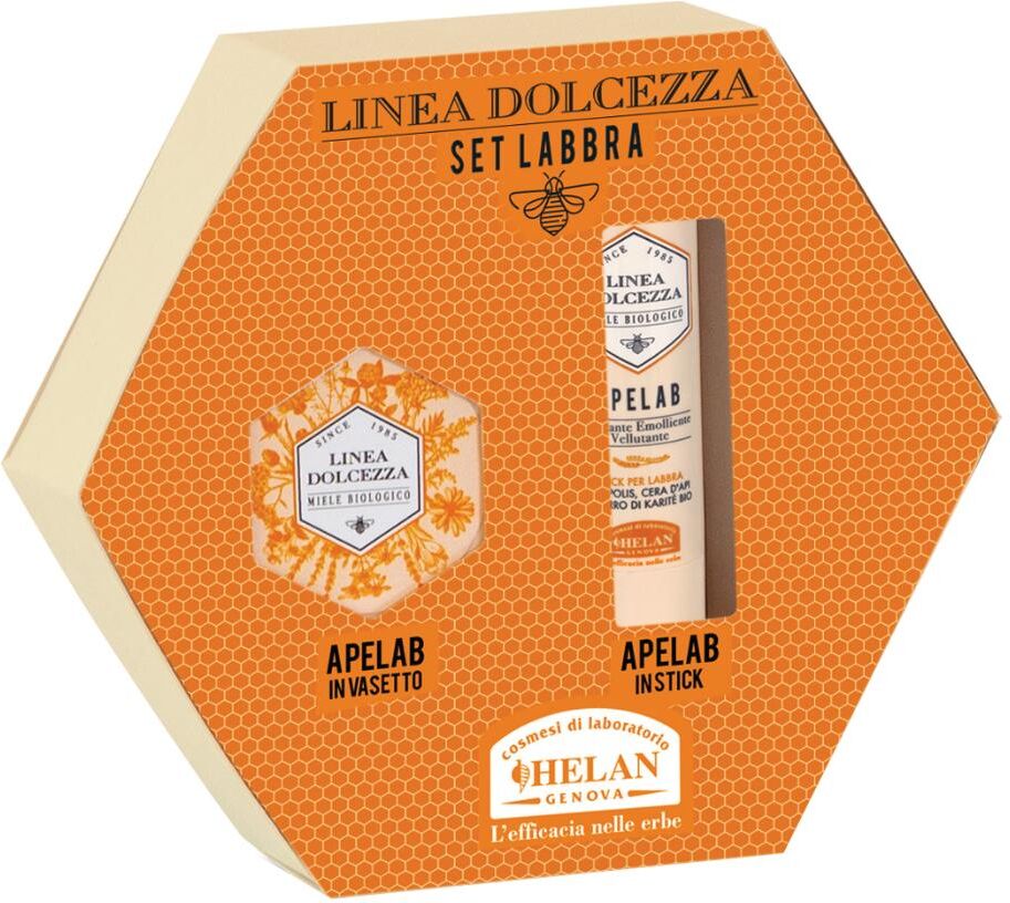 helan cosmesi srl helan dolcezza set labbra apelab riparatore e lenitivo + apelab stick - helan dolcezza set labbra