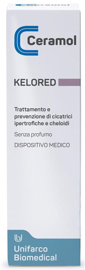 unifarco ceramol kolored gel corpo prevenzione cicatrici 30ml - trattamento per ridurre le cicatrici