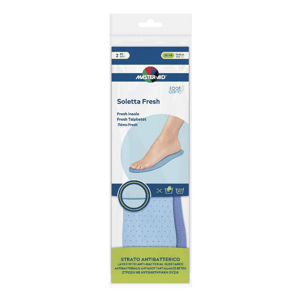 pietrasanta pharma spa master aid footcare soletta fresh ritagliabile 2 pezzi