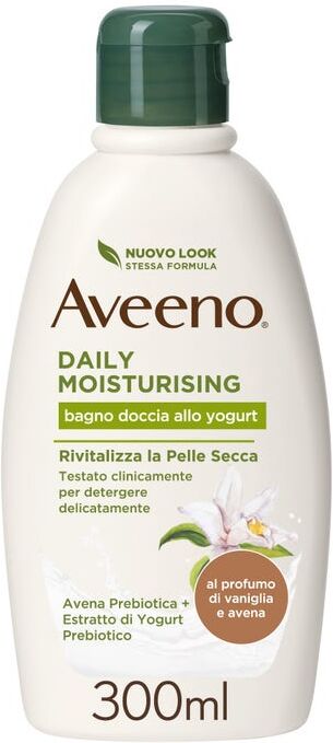 Johnson & Johnson Aveeno - Daily Moisturising Bagno Doccia Vaniglia &amp; Avena 300 ml