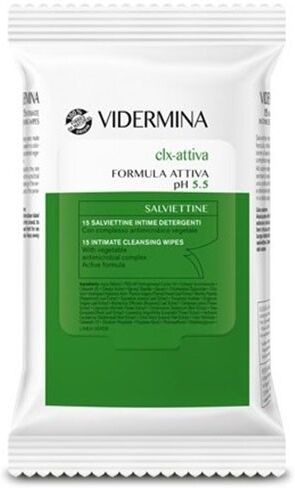 Ist.Ganassini Spa Vidermina Clx Attiva 15 Salviette Intime Detergenti