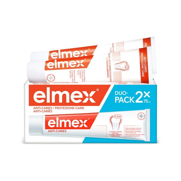 Colgate-Palmolive Commerc.Srl Elmex - Dentifricio Protezione Carie 2x75 ml
