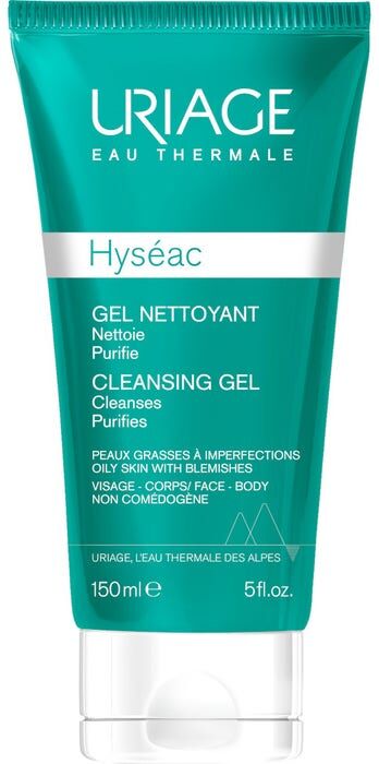 Uriage Hyséac - Gel Detergente 150ml, Detergente Viso per Pelle Grassa e Impura